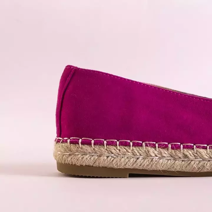 OUTLET Espadrile dama fuchsia cu decoratiuni Lucila - Pantofi