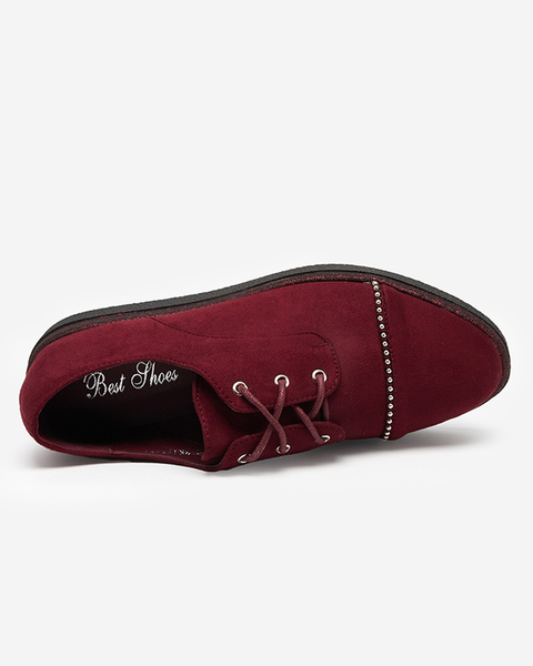 OUTLET Pantofi de dama burgundy Rilly- Incaltaminte