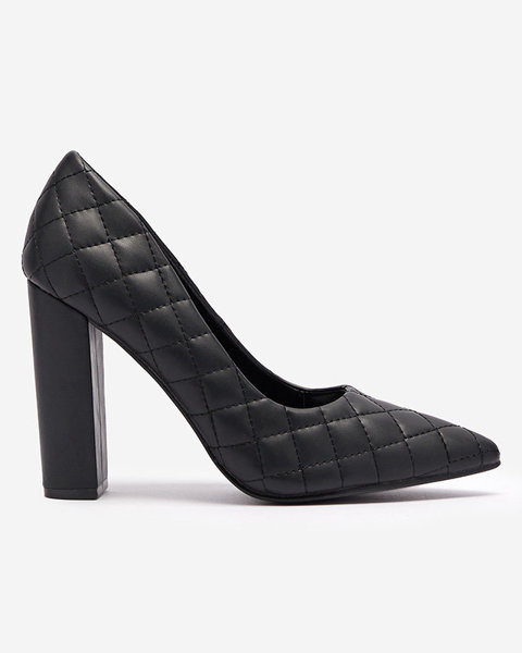 OUTLET Pantofi de damă negri cu ștanțare Torosa- Footwear