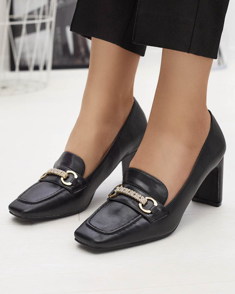 OUTLET Pantofi negri de damă pe post de pantofi Kolalic- Footwear