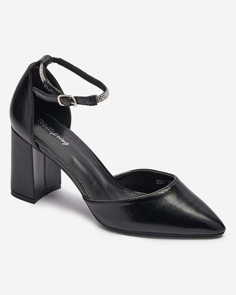 OUTLET Pantofi negri de damă pe post de pantofi Reivin- Footwear