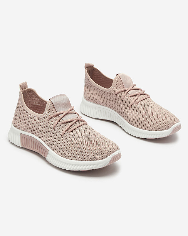 OUTLET Pantofi sport din material textil pentru femei roz Vobbu- Footwear