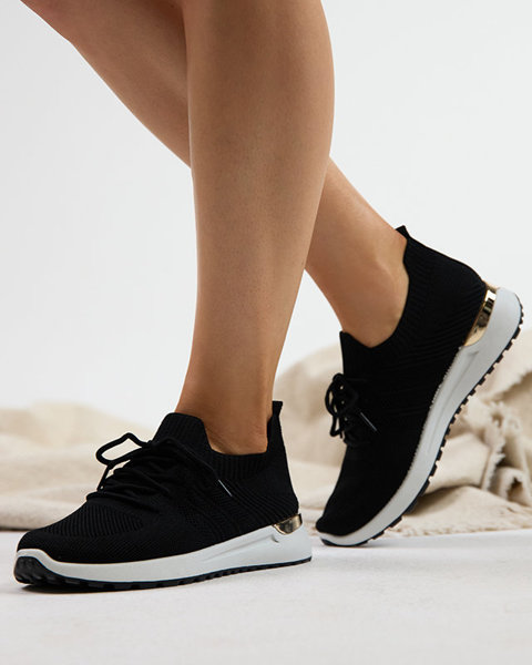 OUTLET Pantofi sport negri pentru femei Ferron- Incaltaminte