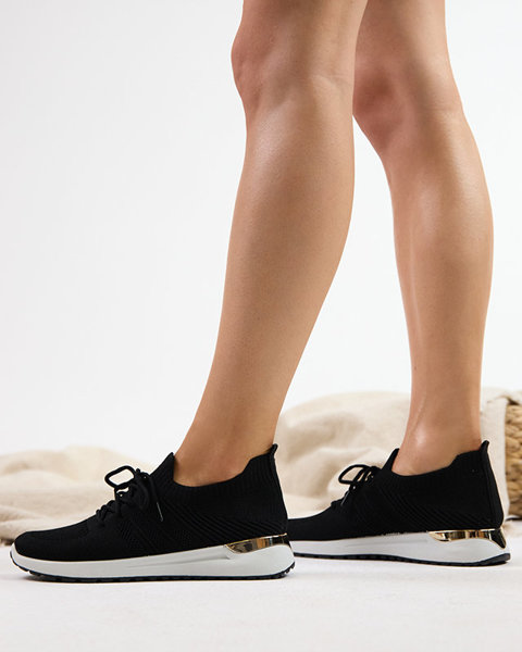 OUTLET Pantofi sport negri pentru femei Ferron- Incaltaminte