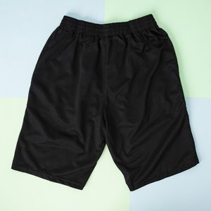 Pantaloni de bărbați negri cu dungi - Îmbrăcăminte
