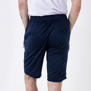 Pantaloni de trening pentru bărbați bleumarin - Îmbrăcăminte