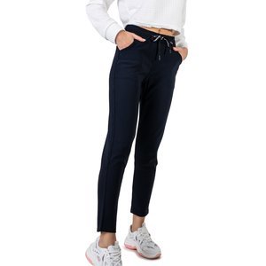 Pantaloni de trening pentru femei bleumarin - îmbrăcăminte