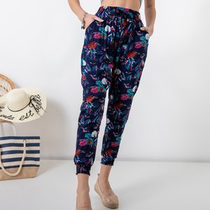 Pantaloni pentru femei cu model PLUS SIZE - Haine