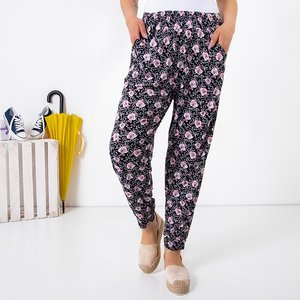 Pantaloni pentru femei cu model PLUS SIZE - Îmbrăcăminte