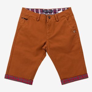 Pantaloni scurți bărbați maro - Îmbrăcăminte