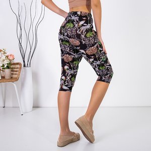 Pantaloni scurți pentru femei cu model PLUS SIZE - Îmbrăcăminte