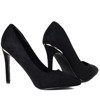 Pantofi cu toc negru clasic pentru femei Tovasina - Încălțăminte