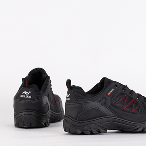 Pantofi de trekking Louhari pentru bărbați sport negri - Încălțăminte