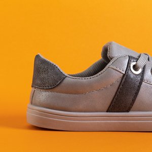 Pantofi sport copii Mivisqa argintii - încălțăminte