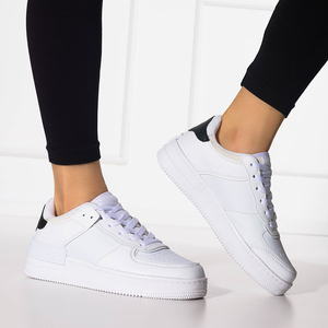 Pantofi sport dama alb si negru Espryn - Incaltaminte