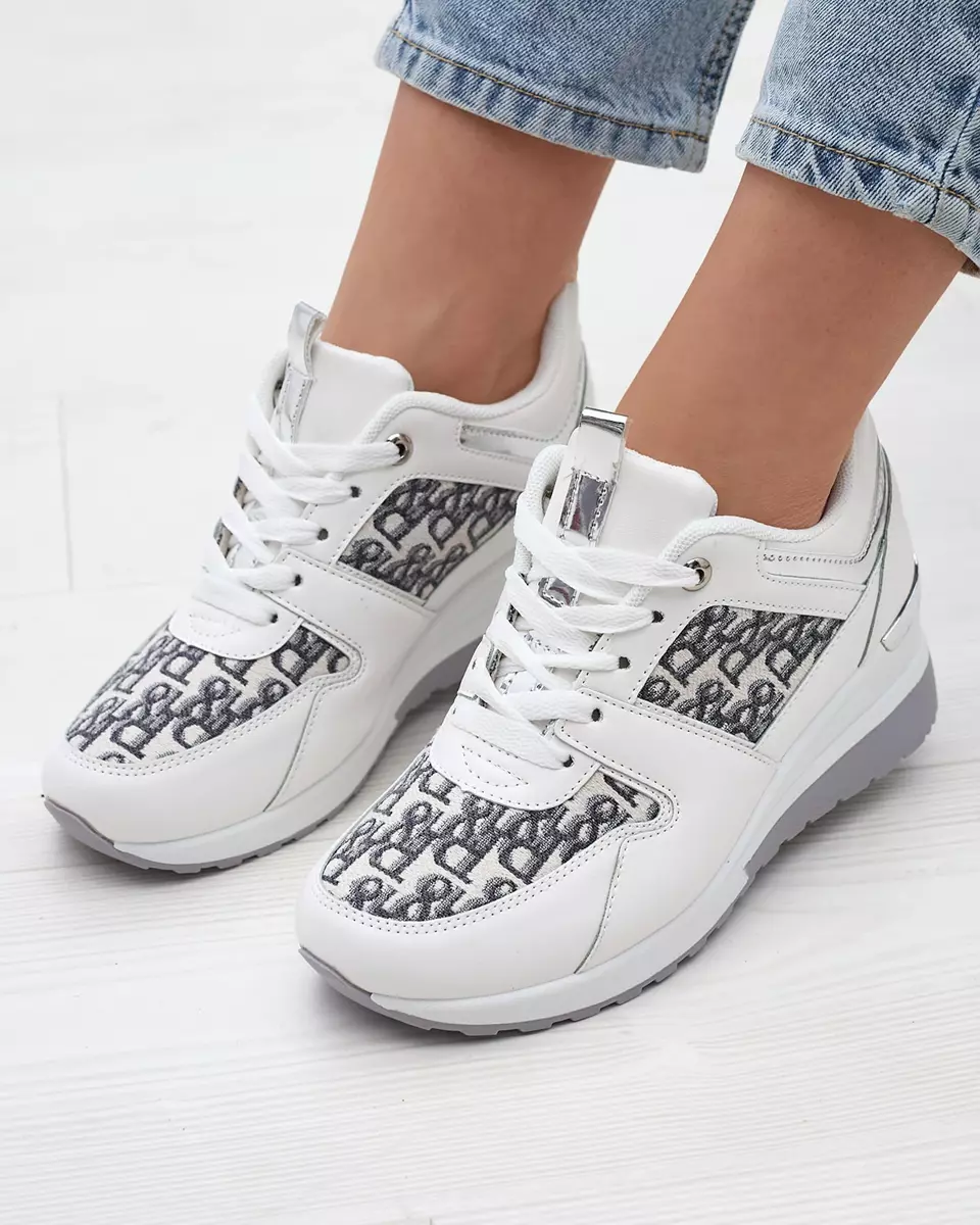 Pantofi sport de damă de culoare albă Derijy - Încălțăminte