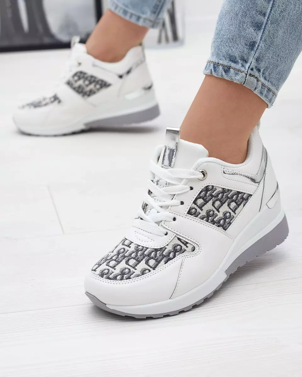 Pantofi sport de damă de culoare albă Derijy - Încălțăminte
