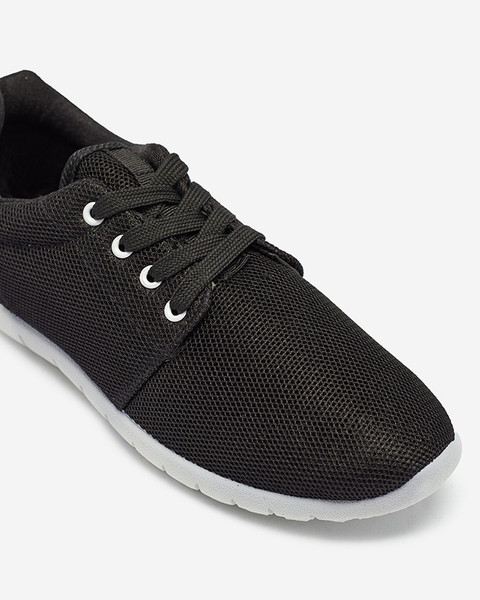 Pantofi sport din material textil pentru femei, negri Cetika - Încălțăminte