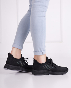Pantofi sport negri Tirre pentru femei - încălțăminte