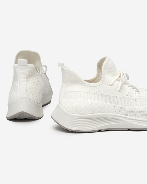Pantofi sport pentru bărbați în alb Domakko - Încălțăminte