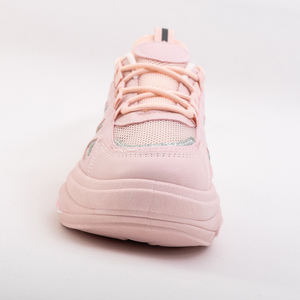 Pantofi sport pentru femei roz cu talpă groasă Warina - Sport