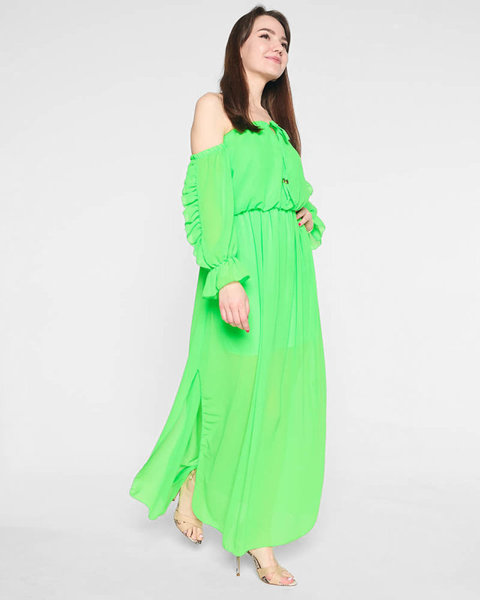 Rochie spaniolă spaniolă verde neon - Îmbrăcăminte