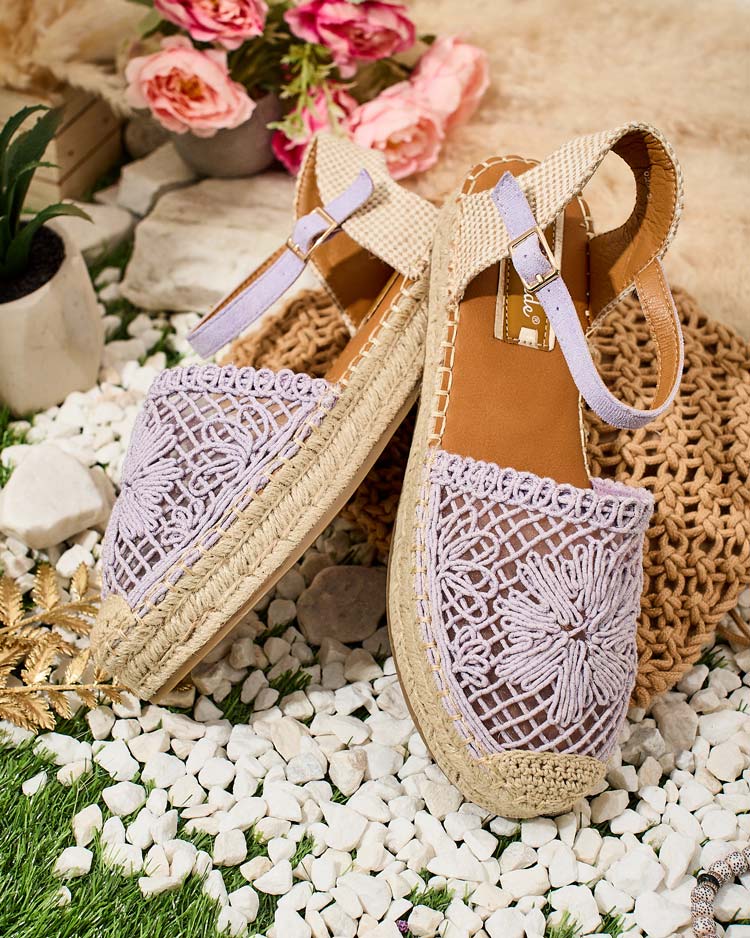 Royalfashion Espadrile Fopett pentru femei