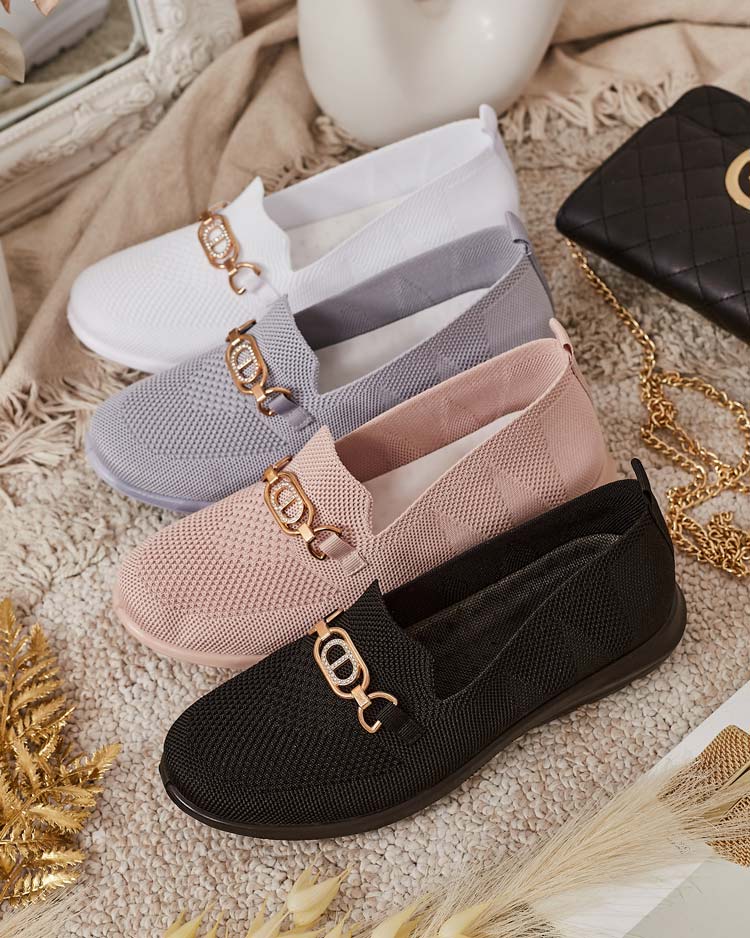 Royalfashion Mocasini pentru femei cu ornament Peovel