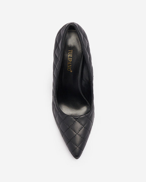 Royalfashion Negru pantofi de damă Torosa embosat