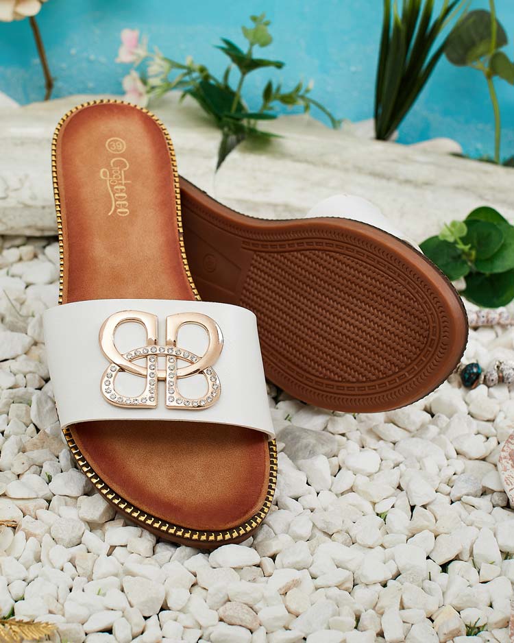 Royalfashion Omis flip-flops cu talpă plată pentru femei