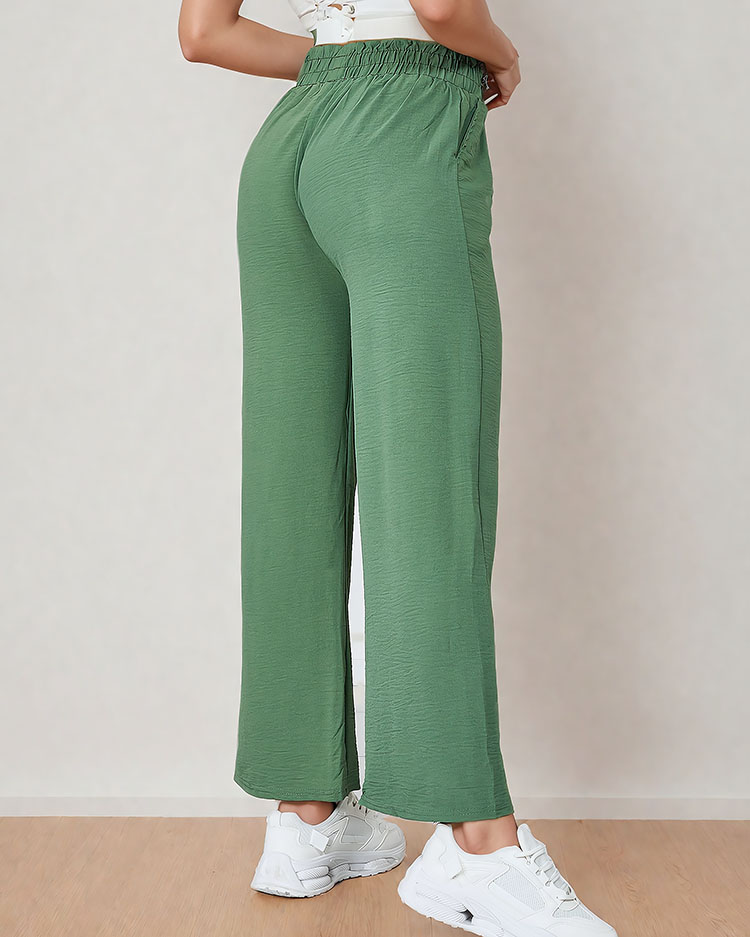 Royalfashion Pantaloni largi de damă PLUS SIZE