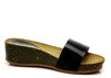 Sandale cu pene negre Sademma - Încălțăminte