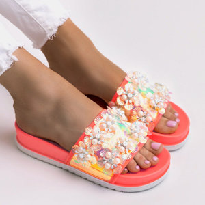Sandale cu platformă de corali pentru femei, cu ornamente Maurelle - Încălțăminte