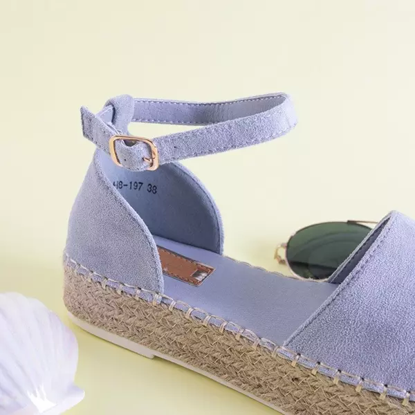 Sandale cu platformă pentru femei Delilah Blue - Încălțăminte