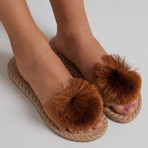 Sandale de cămilă de cămilă pentru femei Azrail - Încălțăminte