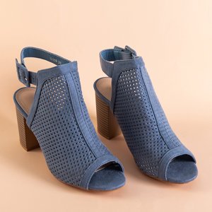 Sandale deschise albastre pentru femei pe postul Zira - Încălțăminte