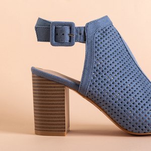 Sandale deschise albastre pentru femei pe postul Zira - Încălțăminte