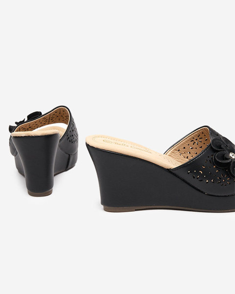 Sandale negre Omnas pentru damă - Pantofi
