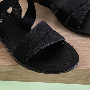 Sandale negre Velia pentru femei - Încălțăminte