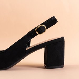 Sandale negre pentru femei pe postul Siofra - Încălțăminte