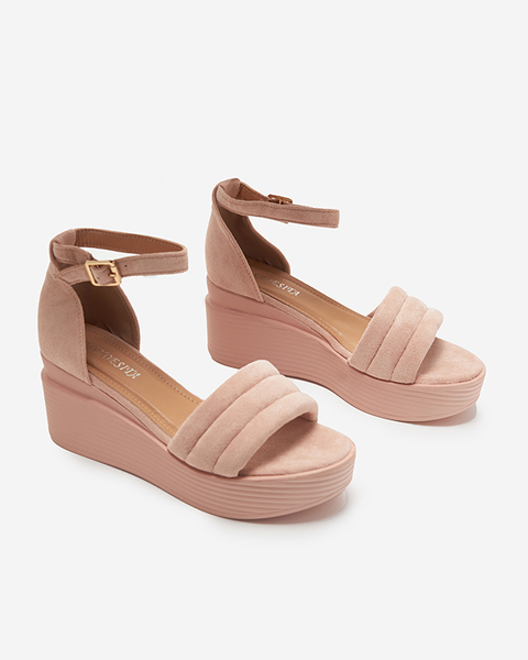 Sandale pane dama roz Okita - Pantofi