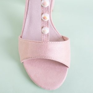 Sandale pentru femei roz deschis pe postul Gizela - Încălțăminte
