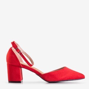 Sandale roșii pentru femei pe postul Rumil - Încălțăminte