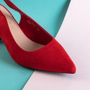 Sandale roșii pentru femei pe postul Siofra - Încălțăminte