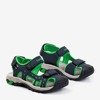 Sandale sport copii bleumarin cu inserții verzi Krifia - Încălțăminte