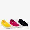 Żółte buty sportowe slip - on Tasia - Obuwie