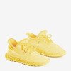 Żółte sportowe buty damskie Amberi - Obuwie