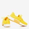 Żółte sportowe buty damskie Nomnela - Obuwie